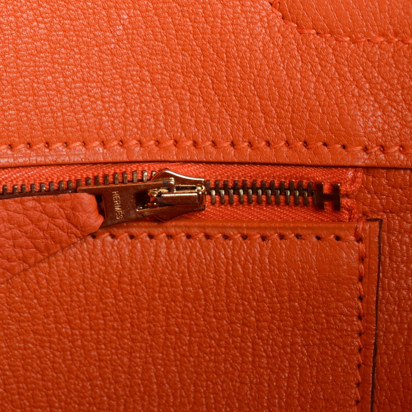 Togo Birkin 35 Orange