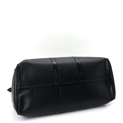 Louis Vuitton Epi Keepall 55 Black 3 of 8