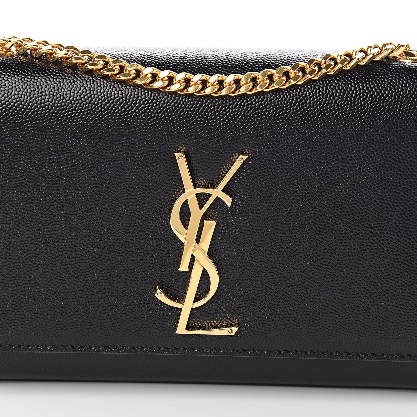 Grain De Poudre Small Monogram Kate Satchel Black