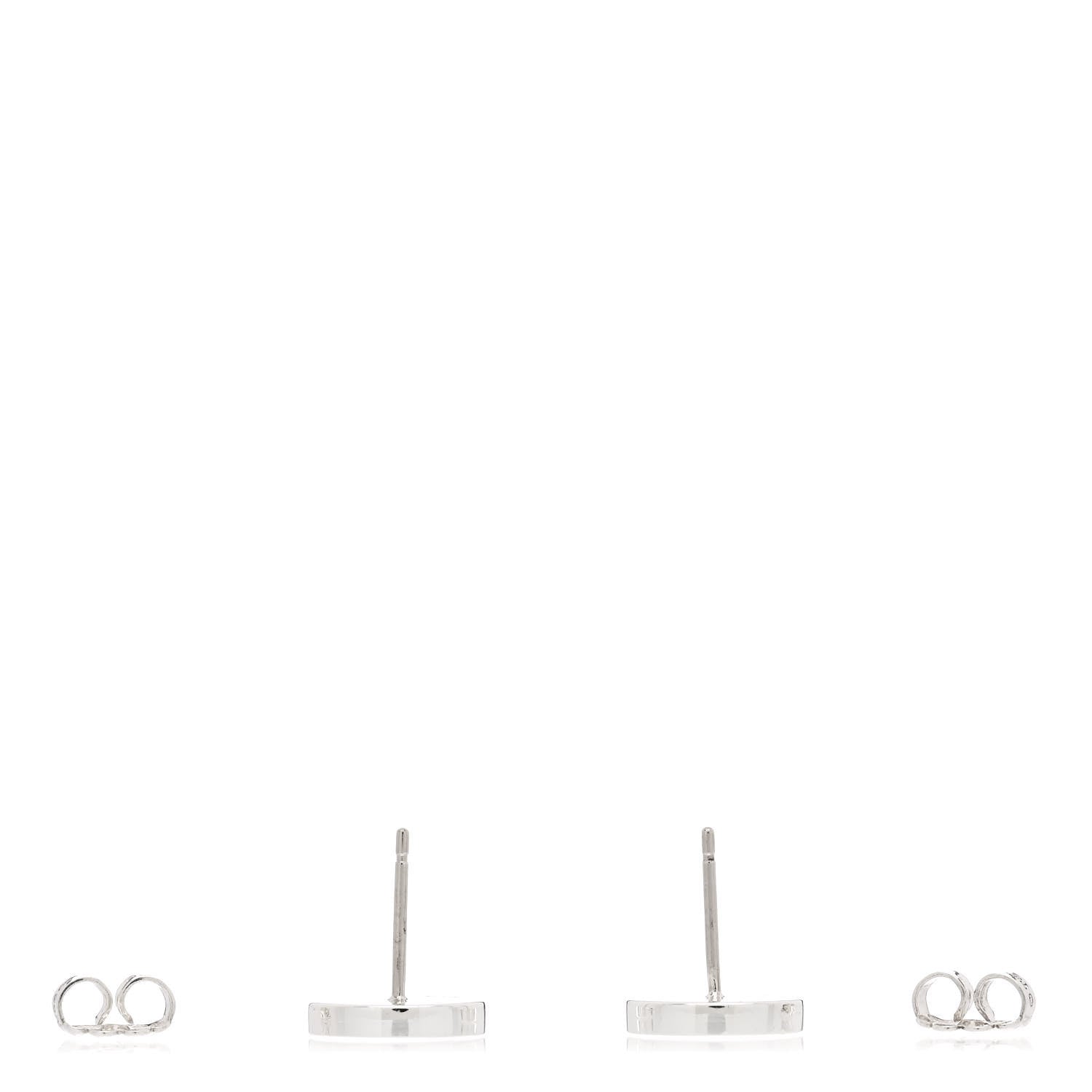 Tiffany Sterling Silver Return To Tiffany Circle Stud Earrings 3 of 5