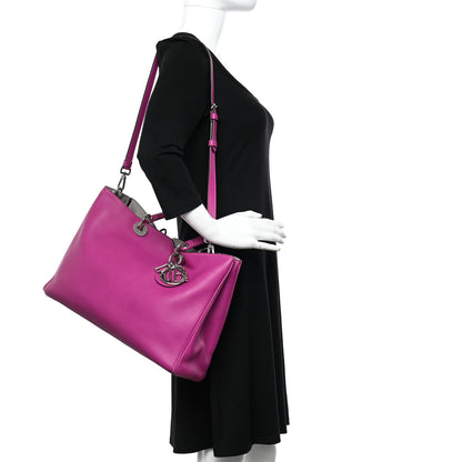 Christian Dior Calfskin Medium Diorissimo Bag Rose Sorbet 2 of 17
