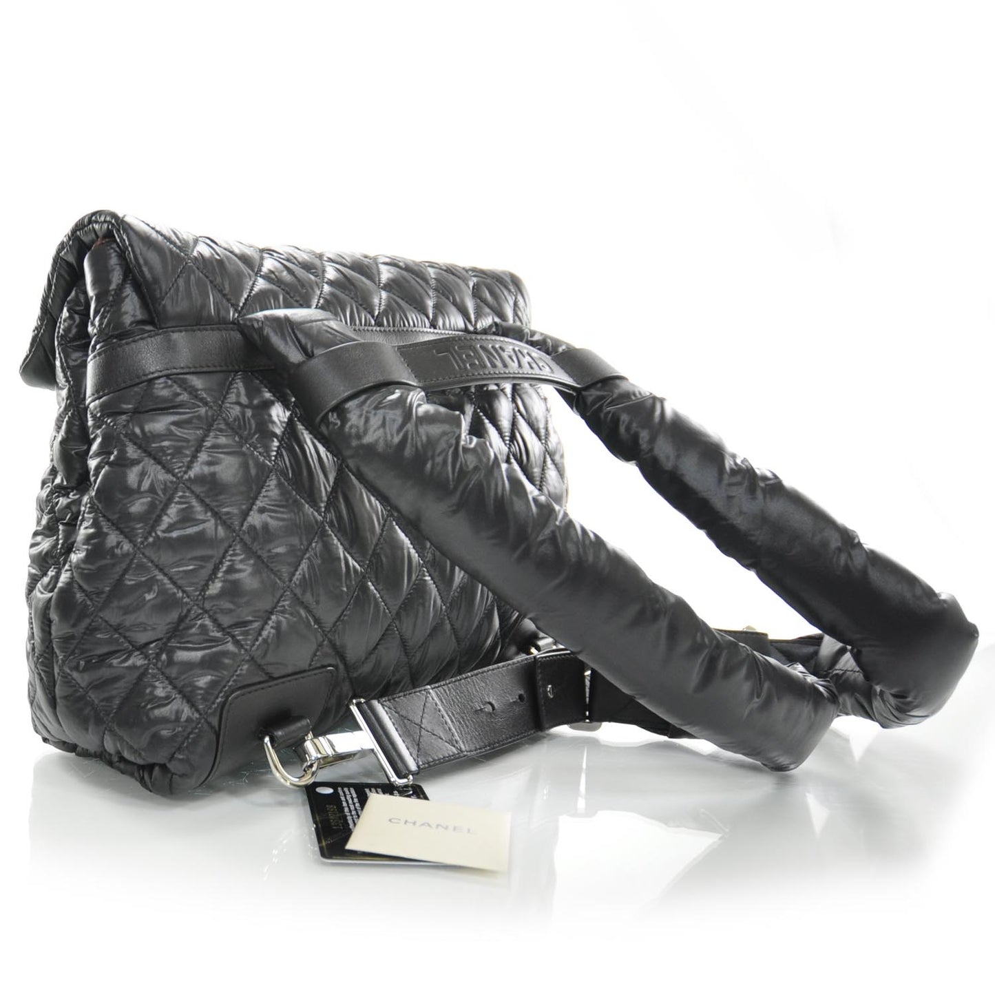 Nylon Coco Cocoon Backpack Black