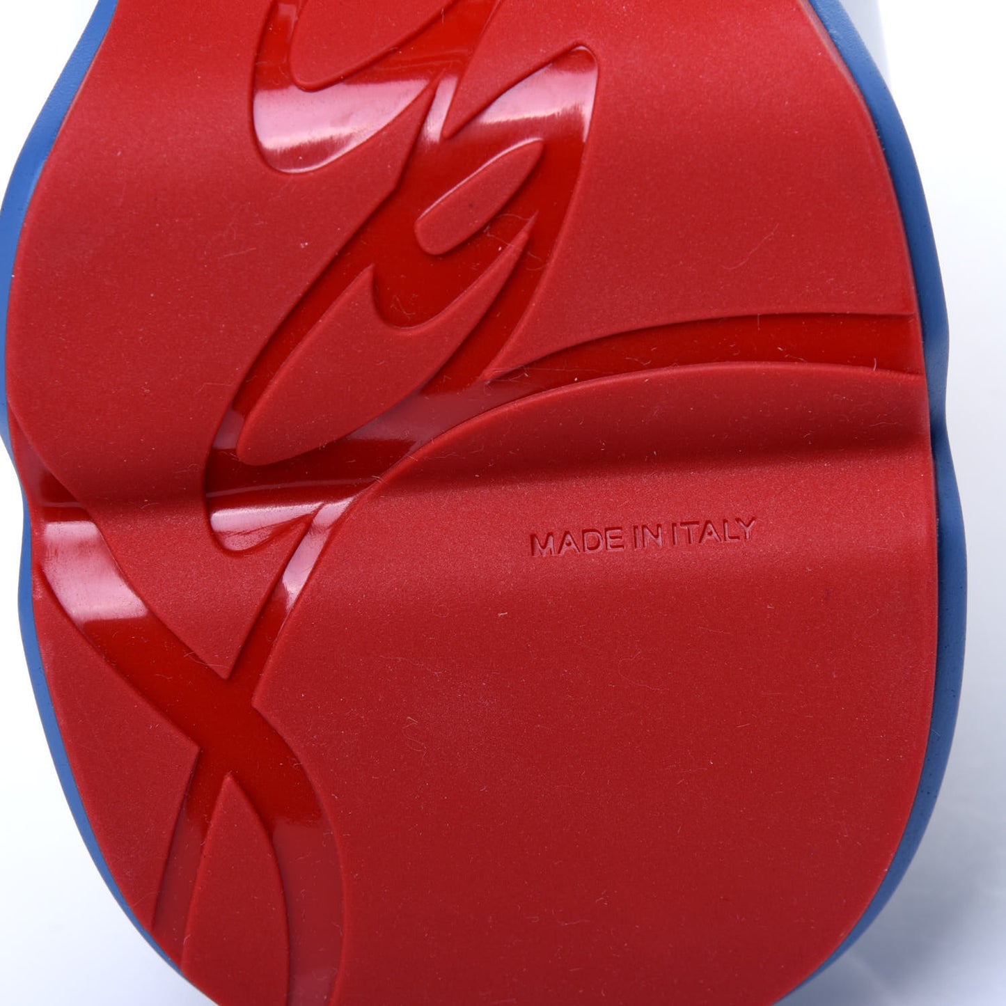 Mesh Suede Red Runner Flat Sneaker 40 Multicolor