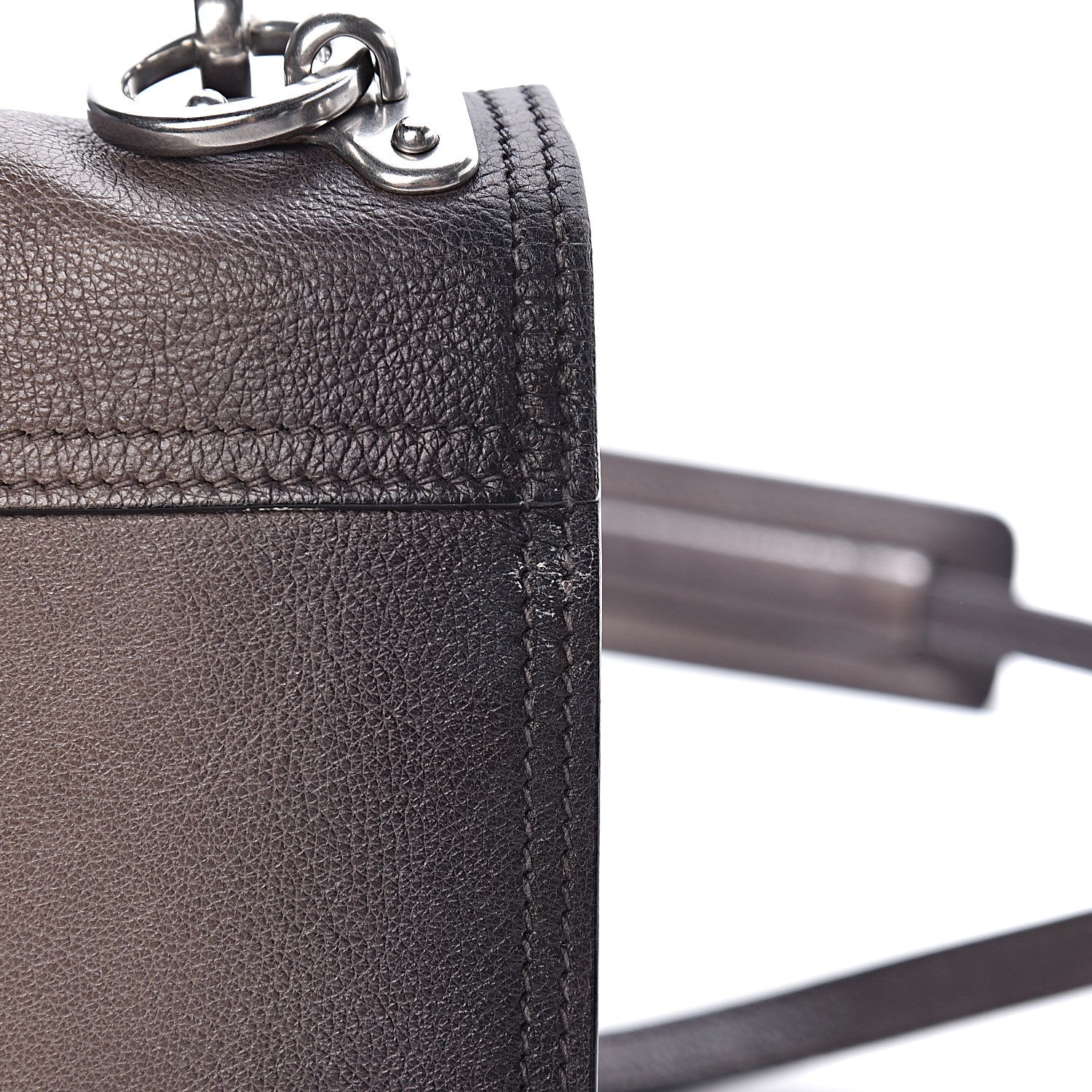 Prada Glace Calfskin Sfumata Cahier Bag Argilla Astrale 16 of 20