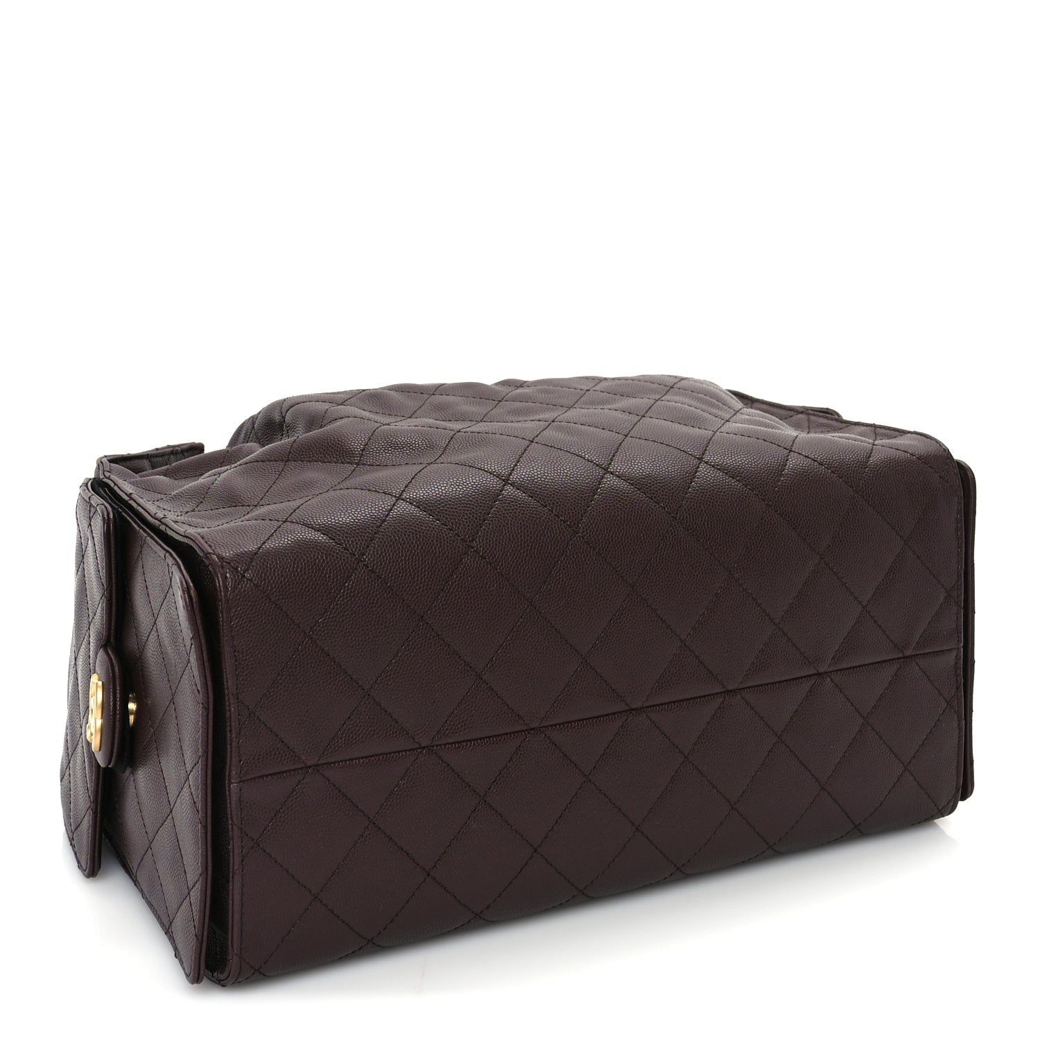 Chanel Caviar Quilted Medium  25 Handbag Dark Brown 3 of 9