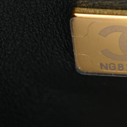 Chanel Caviar Quilted Mini Top Handle Flap Black 7 of 10