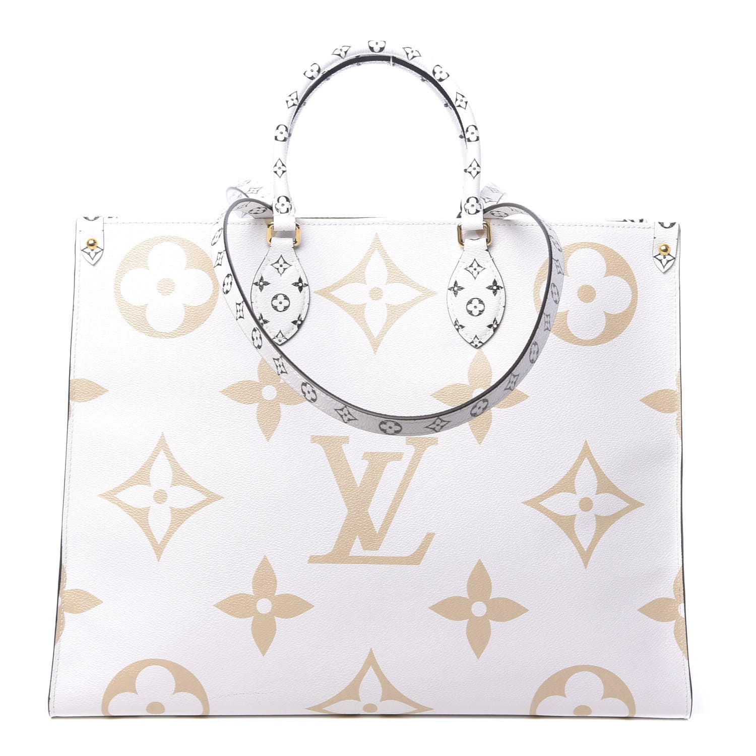 Louis Vuitton Monogram Giant Onthego GM Kaki Beige 1 of 10