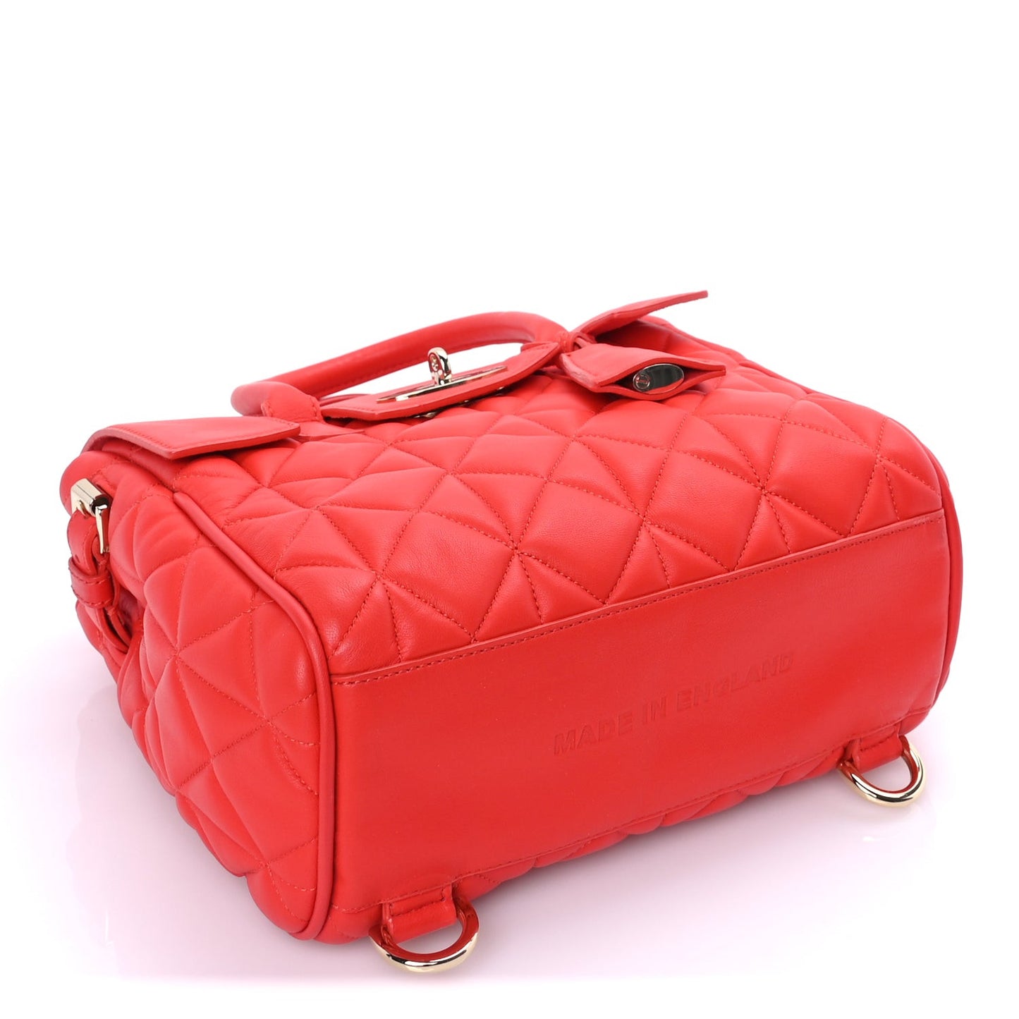 Nappa Quilted Mini Cara Delevingne Convertible Bag  Fiery Spritz