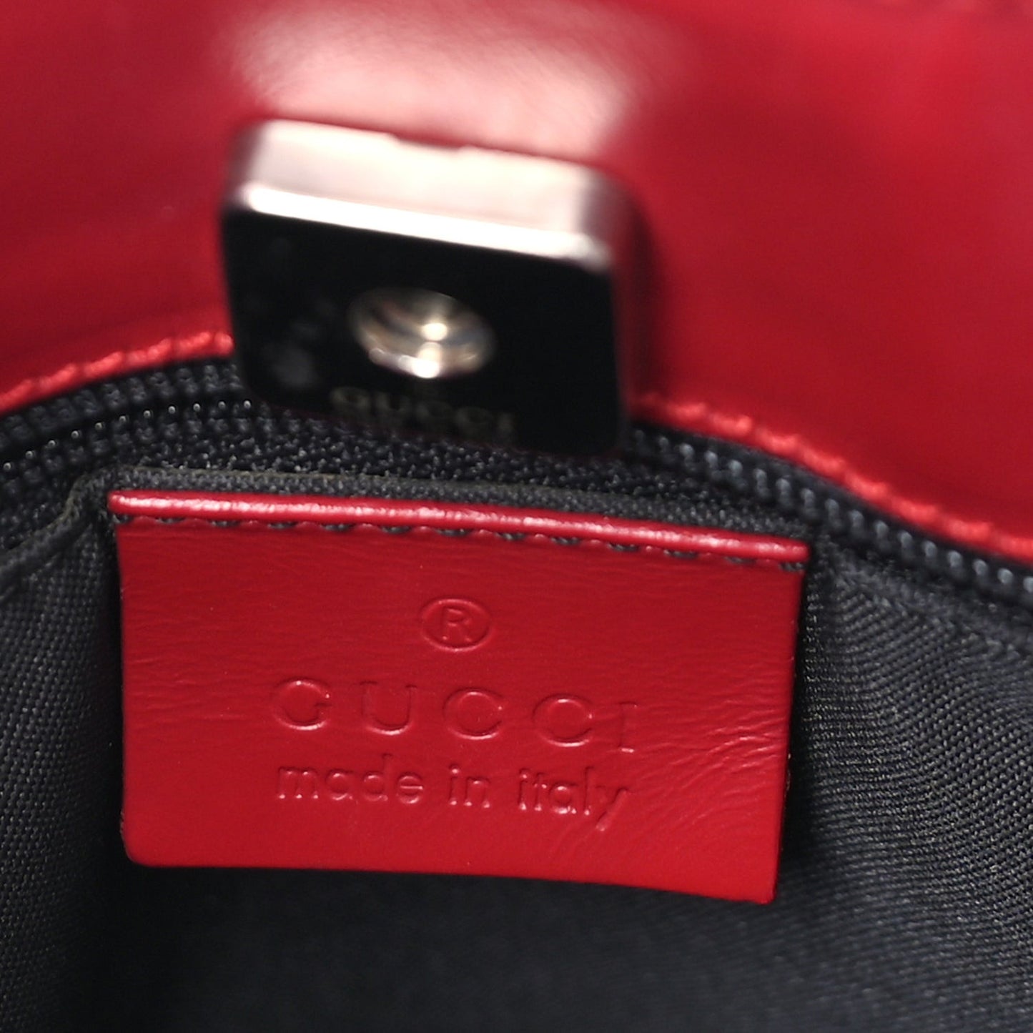 GG Monogram Tote Bag Red