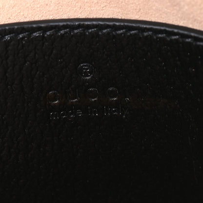 Gucci Textured Dollar Calfskin Mini Diana Dome Tote Bag  Black Dusty Grey 5 of 7