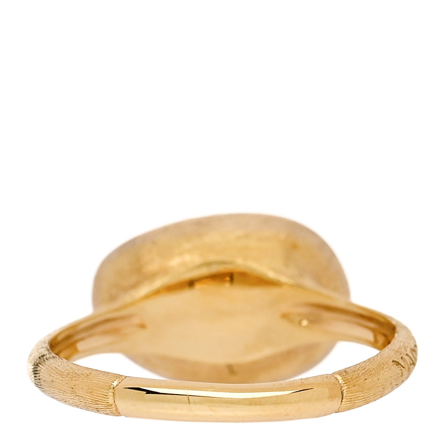 18K Yellow White Gold Diamond Lunaria East West Ring 54 7