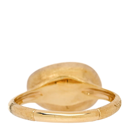 Marco Bicego 18K Yellow White Gold Diamond Lunaria East West Ring 54 7 4 of 6