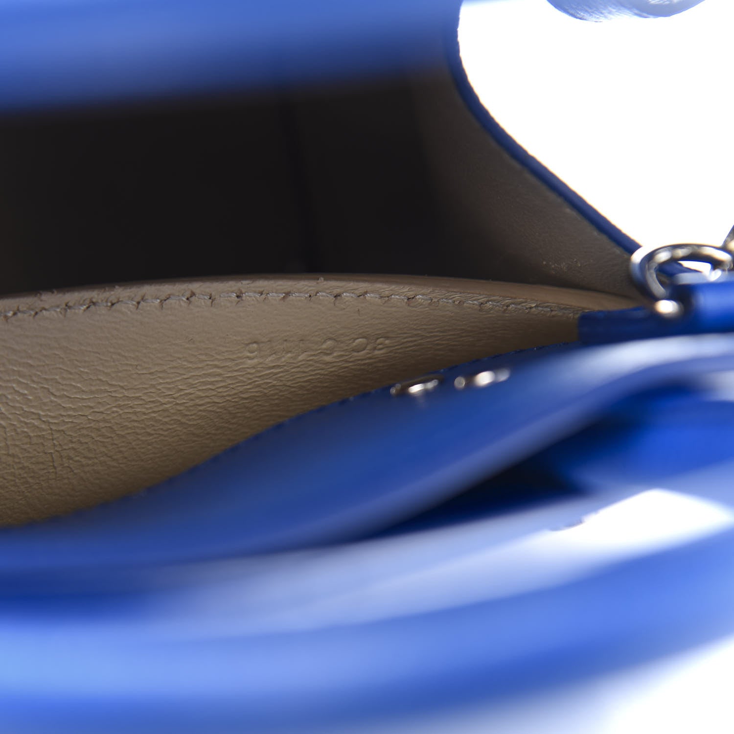 Givenchy Grained Calfskin Mini Horizon Satchel Blue 7 of 11