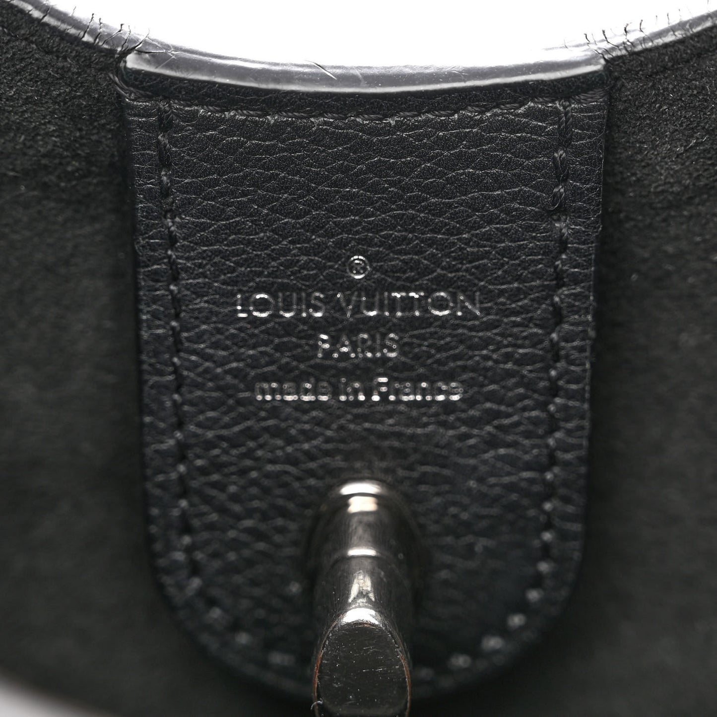 Calfskin Lockme Hobo Black