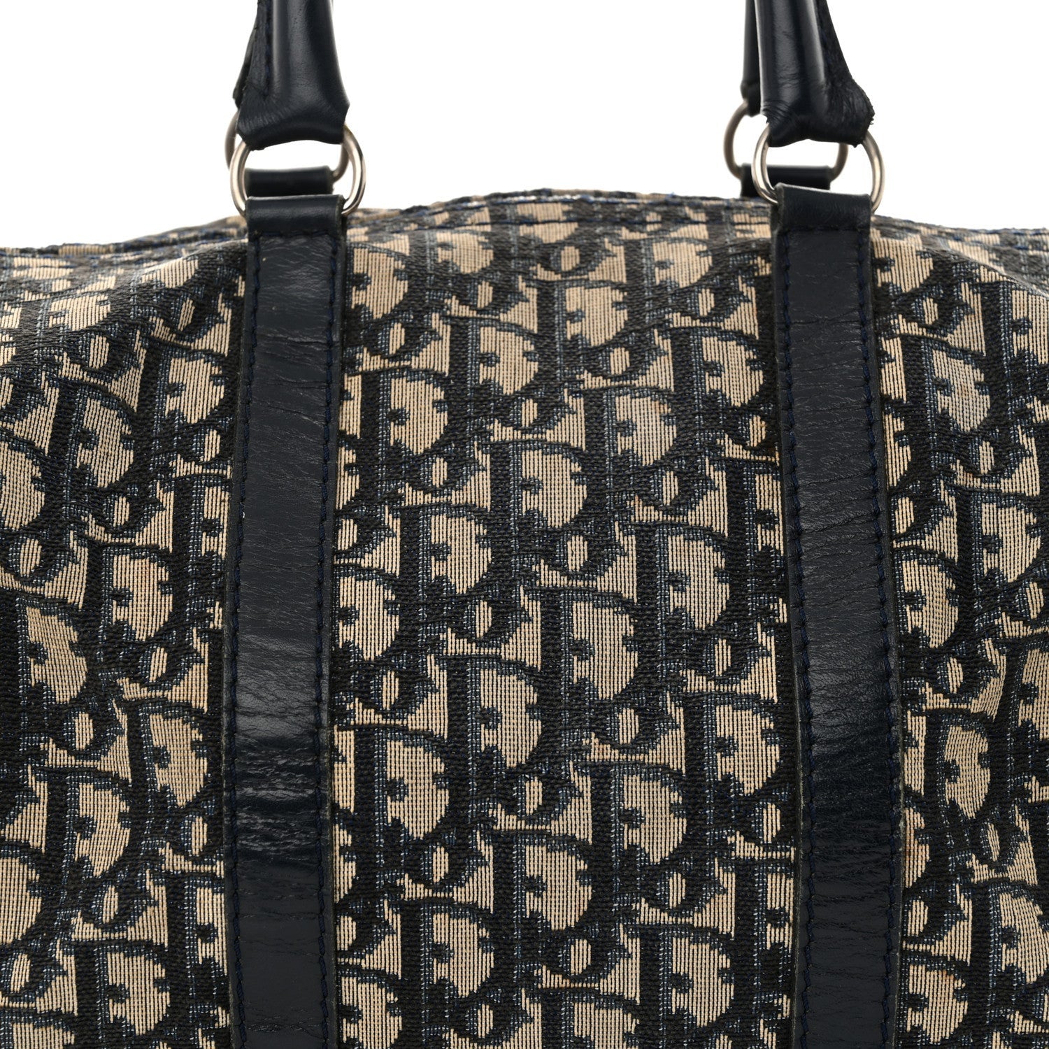Christian Dior Monogram Boston Navy Blue 7 of 7