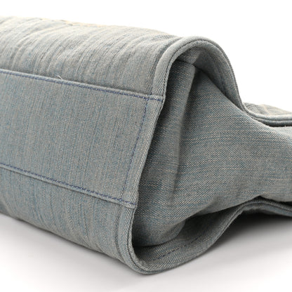 Chanel Denim Small Deauville Tote Light Blue 11 of 11