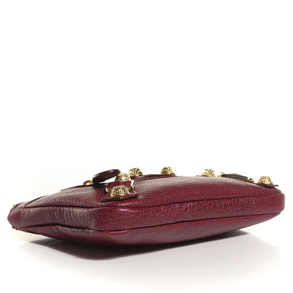 Balenciaga Chevre Hamilton Giant 12 Gold Hardware M Porte-Monnaie Coin Purse Cassis 5 of 11