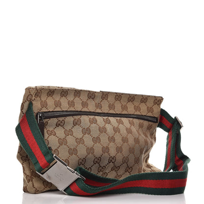 Gucci Monogram Web Belt Bag Dark Brown 3 of 8