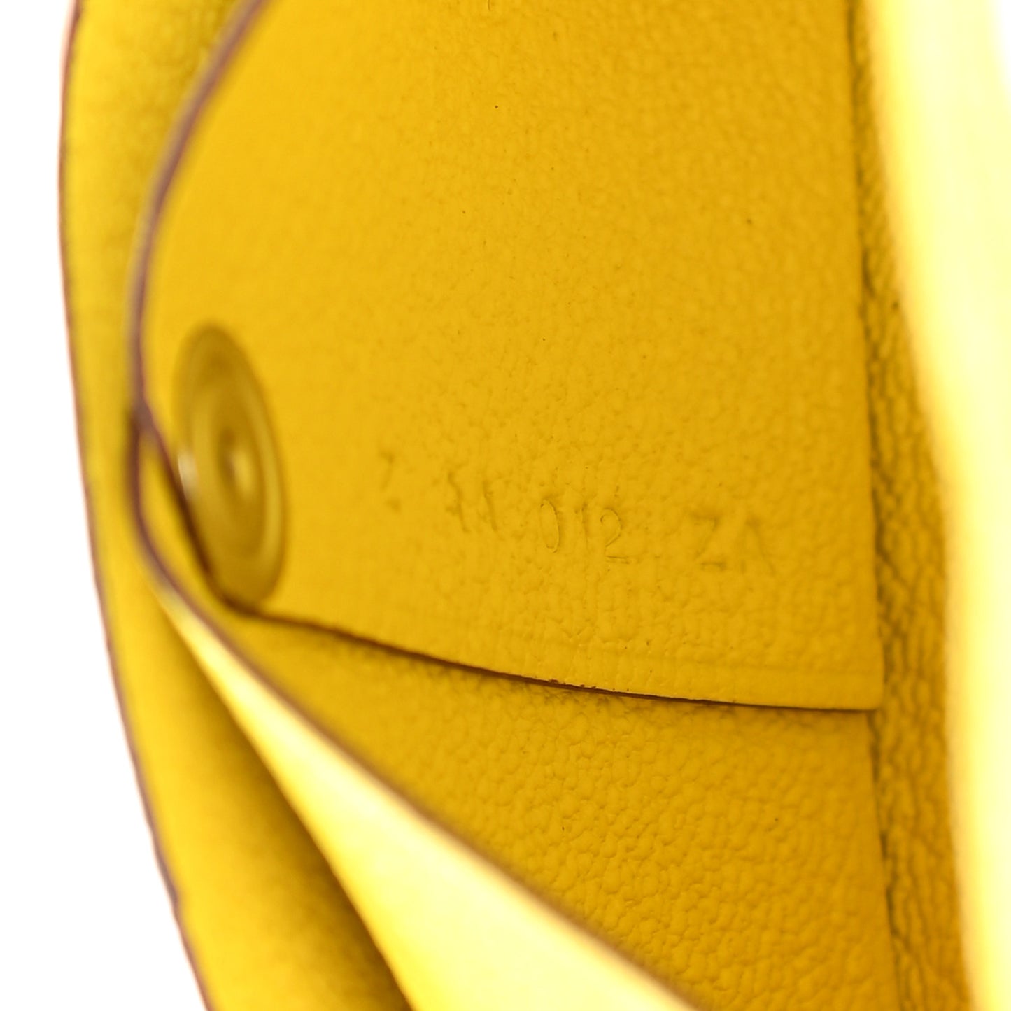 Chevre Mysore Bastia Coin Purse Jaune Citron