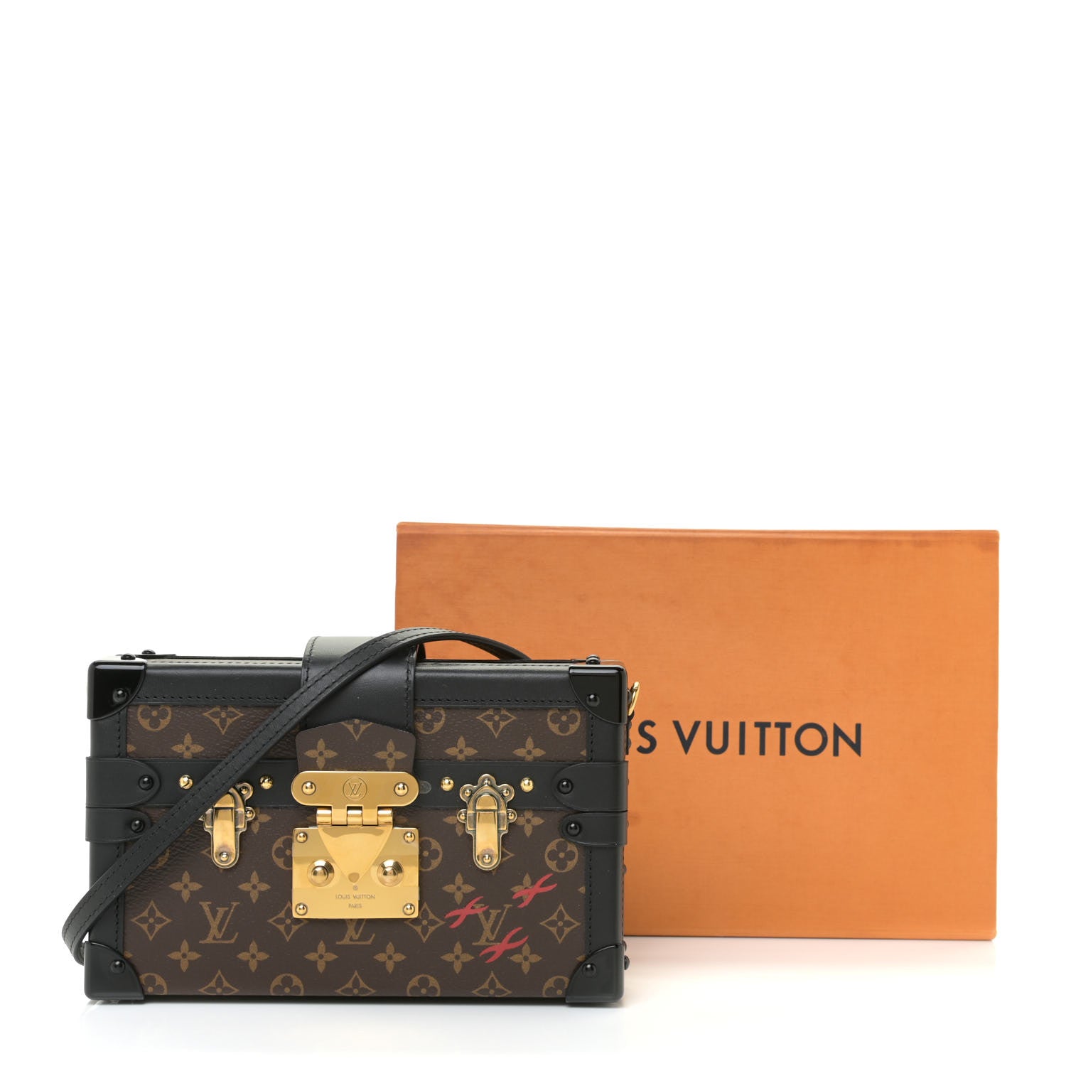 Louis Vuitton Monogram Petite Malle Black 10 of 10