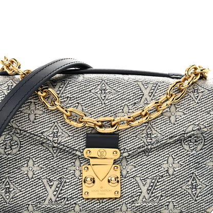 Louis Vuitton Monoglam Pochette Metis East West Blue 7 of 9