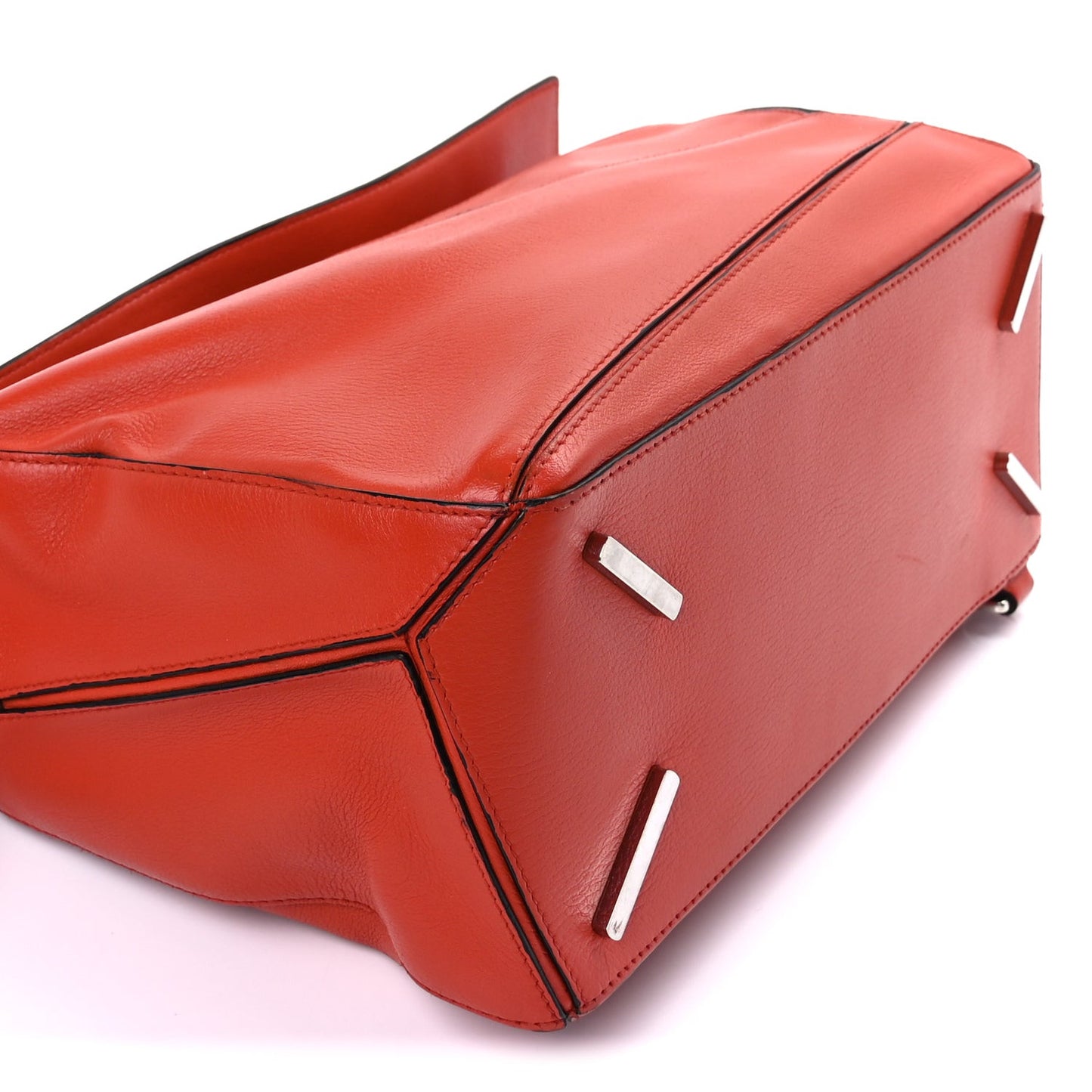 Calfskin Medium Puzzle Bag  Orange