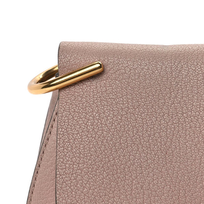 Chloe Grained Lambskin Medium Drew Shoulder Bag Cement Pink 6 of 8