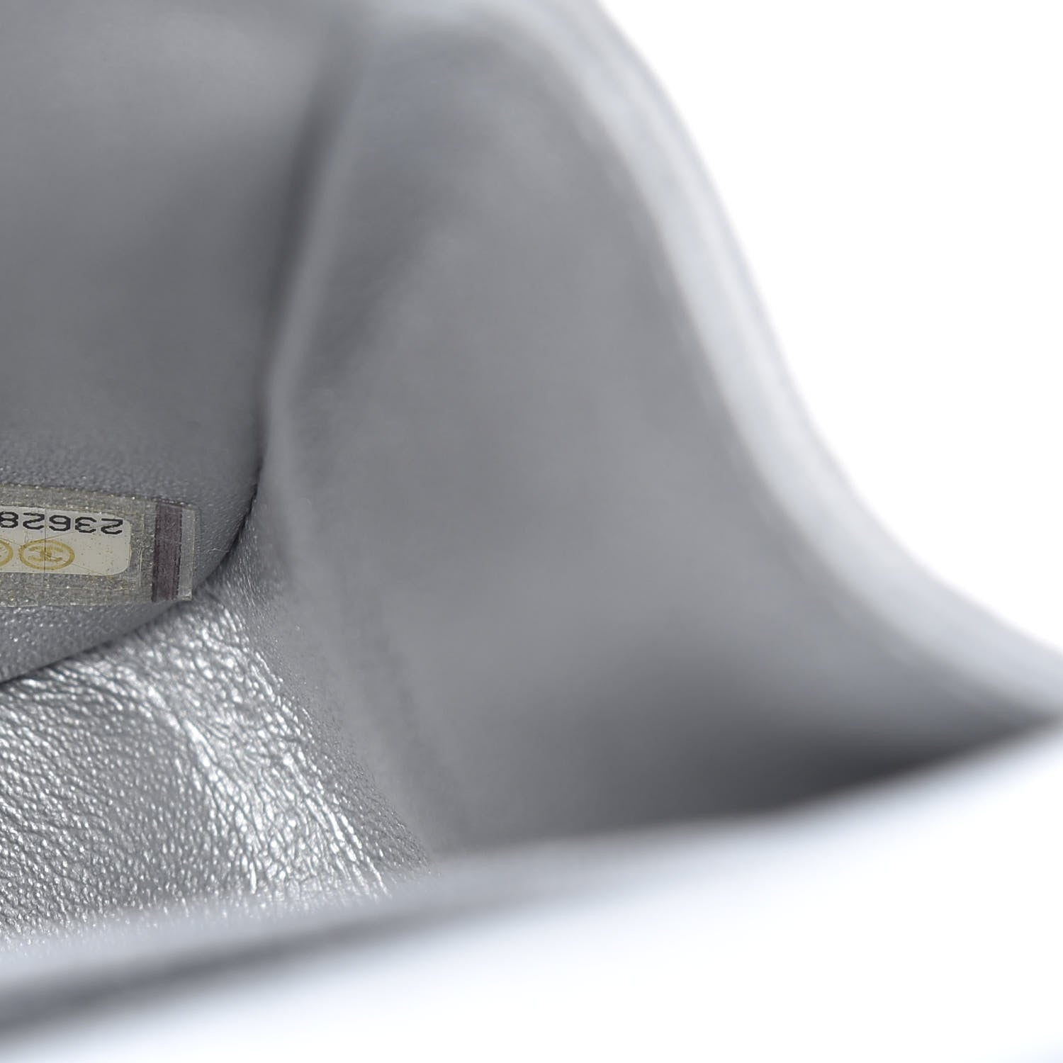 Chanel Metallic Caviar Quilted Medium Double Flap Silver 7 of 12