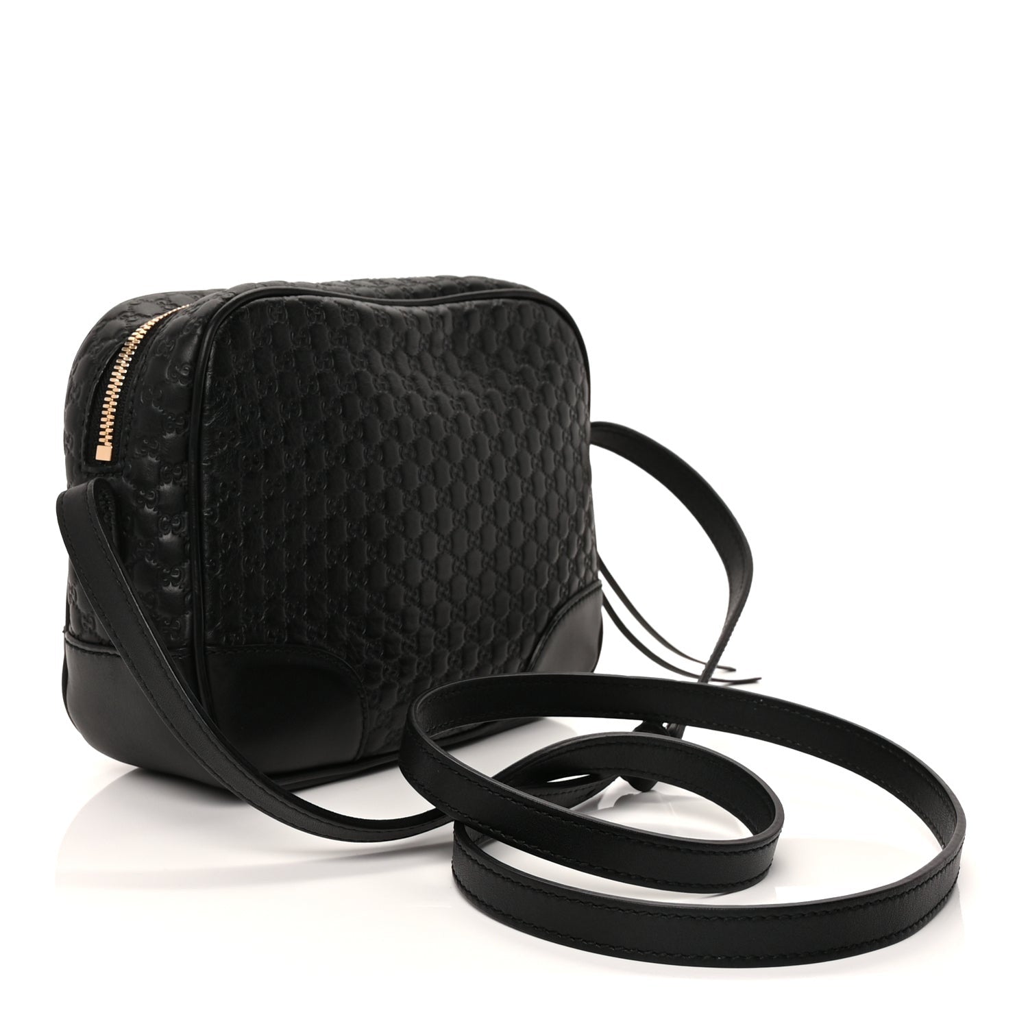 Gucci Microguccissima Mini Bree Messenger Bag Black 2 of 8