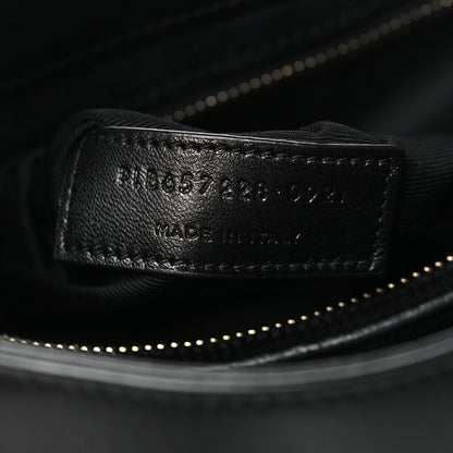 Saint Laurent Smooth Calfskin Le 5 A 7 Hobo Black 7 of 11