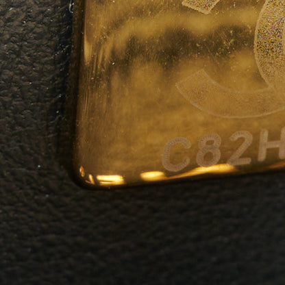 Chanel Metallic Lambskin Quilted Mini CC Crystal Logo Chain Flap Gold 7 of 10