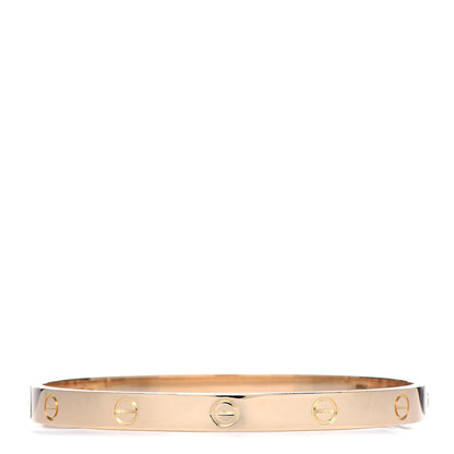 Cartier 18K Yellow Gold LOVE Bracelet 19 4 of 8