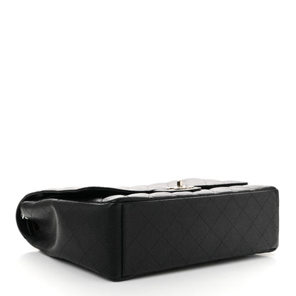 Chanel Caviar Quilted Maxi Double Flap Black 4 of 7