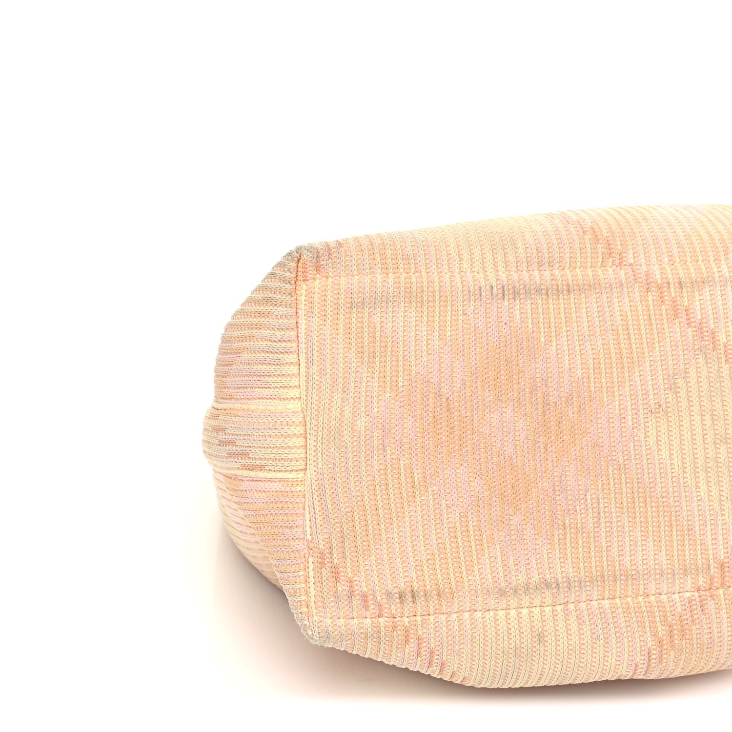 Burberry Canvas Knitted Check Medium Peg Duffle Bag Sherbert 7 of 8