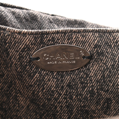 Chanel Denim Quilted Denimpression XXL Flap Rose Clair 6 of 10