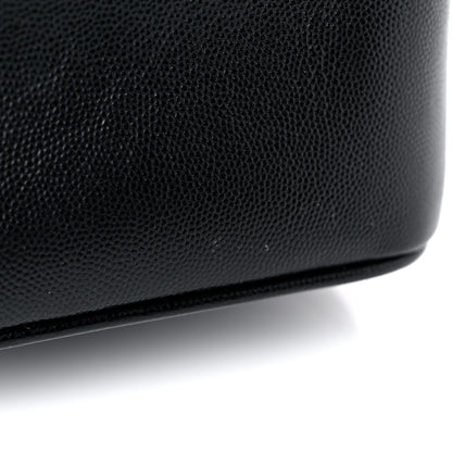 Saint Laurent Grain de Poudre Quilted 80's Vanity Bag Black 10 of 16