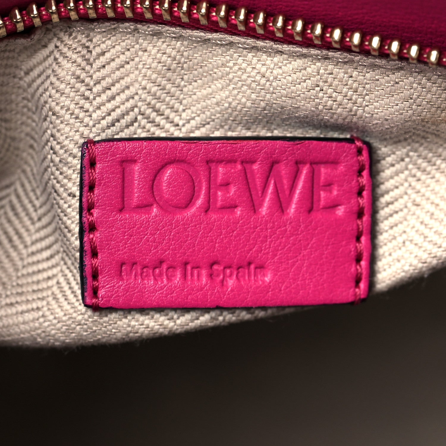 Loewe Calfskin Small Puzzle Bag Fuchsia 6 of 10