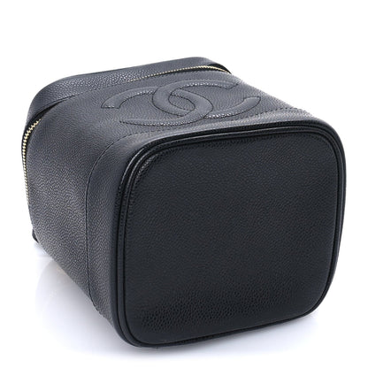 Chanel Caviar Vanity Cosmetic Case  Black 3 of 7