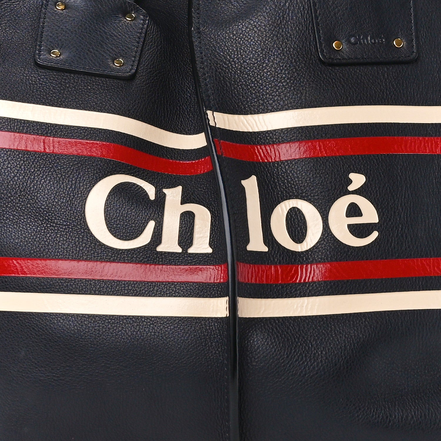 Chloe Smooth Calfskin Medium Vick Tote Full Blue 13 of 17