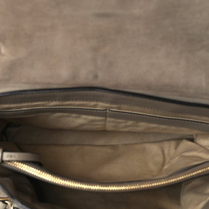 Chloe Calfskin Medium Faye Day Shoulder Bag Motty Grey 4 of 8