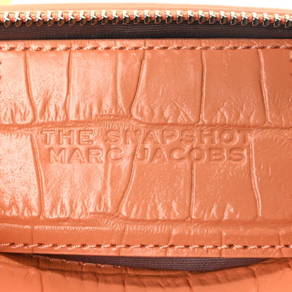 Marc Jacobs Calfskin Croc Embossed Snapshot Camera Bag  Orange 5 of 7