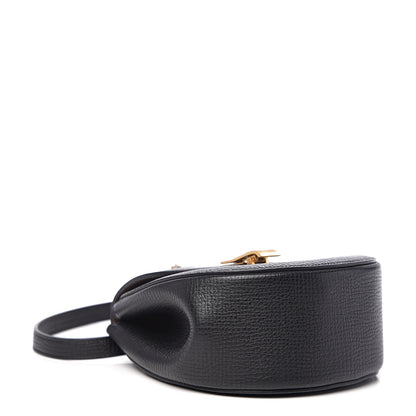 Bottega Veneta Palmellato Calfskin Rounded Belt Bag Black 3 of 9