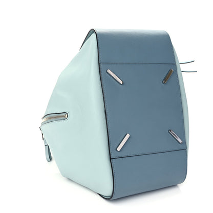 Loewe Calfskin Large Hammock Shoulder Bag Aqua Light Blue Stone 8 of 9