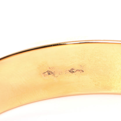 Hermes Enamel Narrow Clic Clac H Bracelet GM Orange 5 of 6