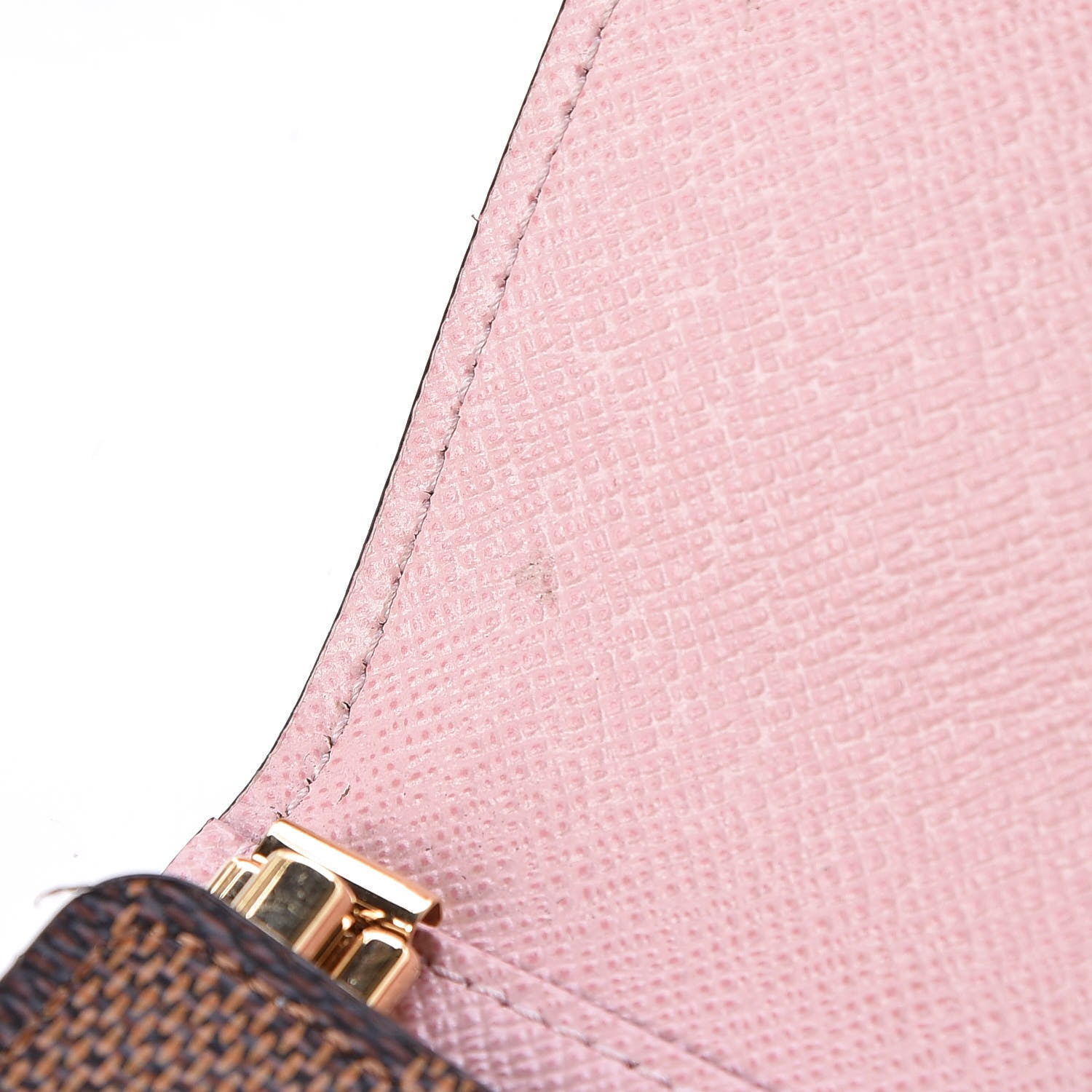 Louis Vuitton Damier Ebene Multicles 6 Key Holder Rose Ballerine 9 of 10