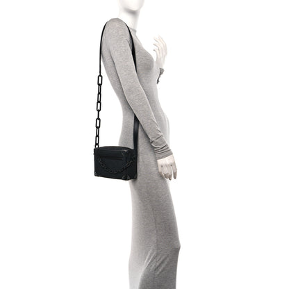 Louis Vuitton Taurillon Monogram Mini Soft Trunk Black 2 of 10