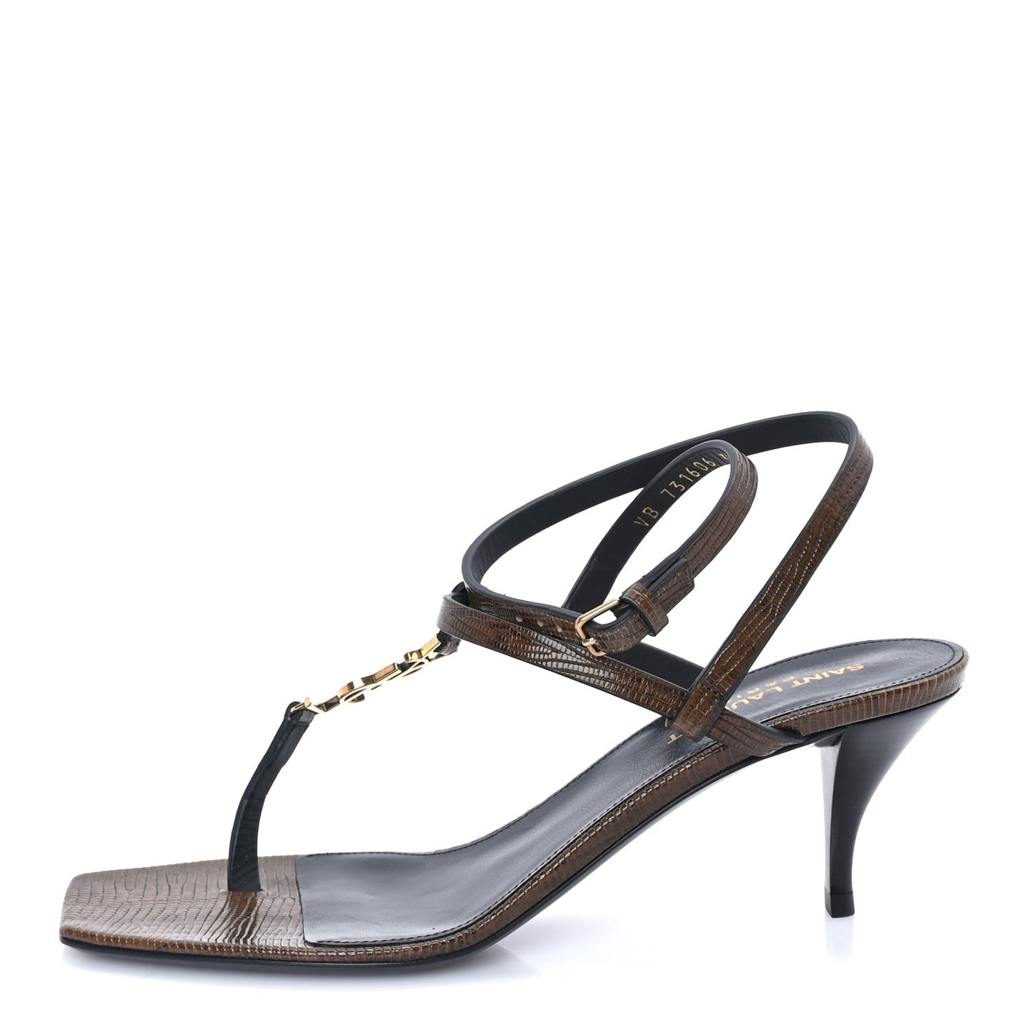 Calfskin Cassandra 60 Sandals 37.5 Macadamia Brown