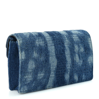 Burberry Denim Quilted Lola Clutch Blue 2 of 8