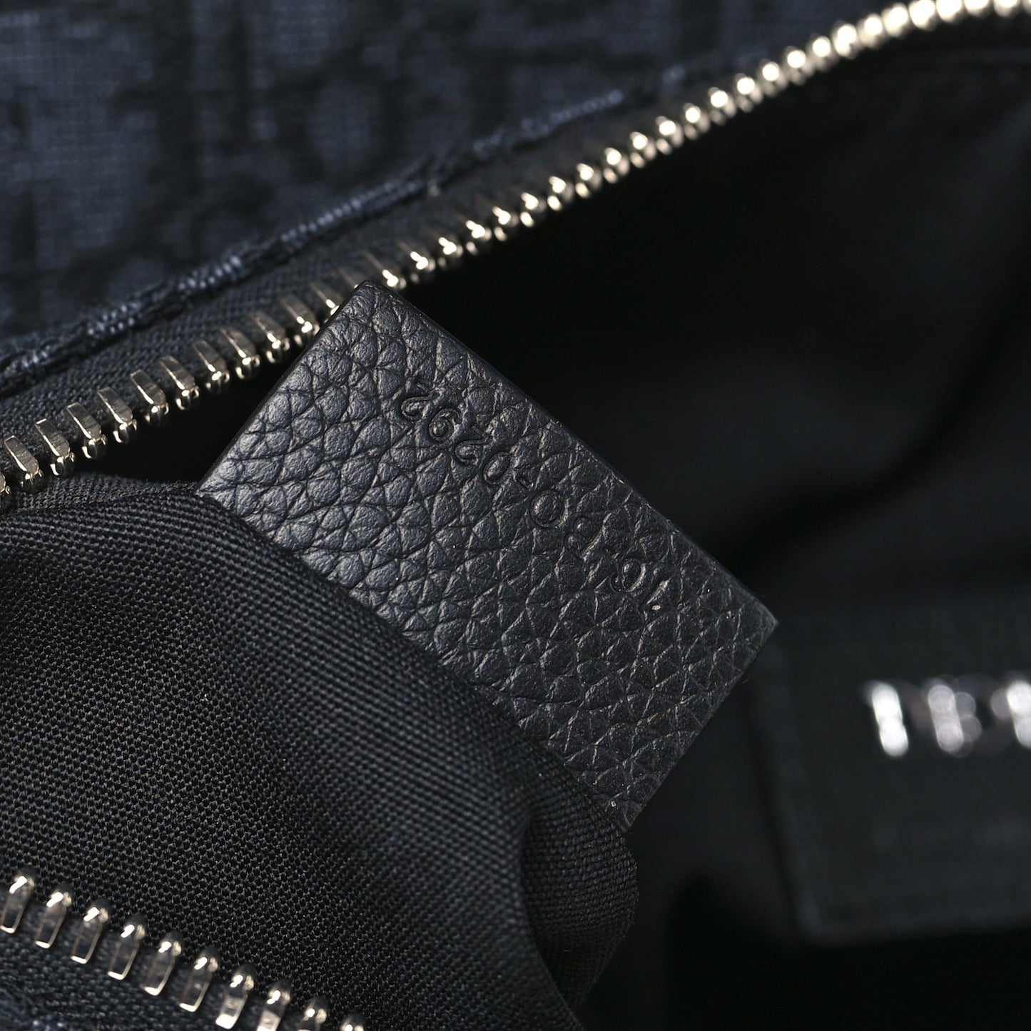 Oblique Mens Saddle Bag Black Blue