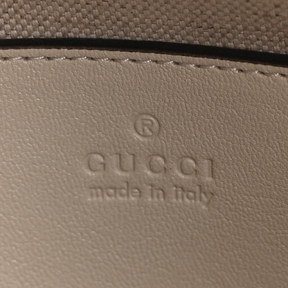 Gucci Sakai Be Green Calfskin Diagonal Stitched Blondie Top Handle Bag Mystic White 5 of 8